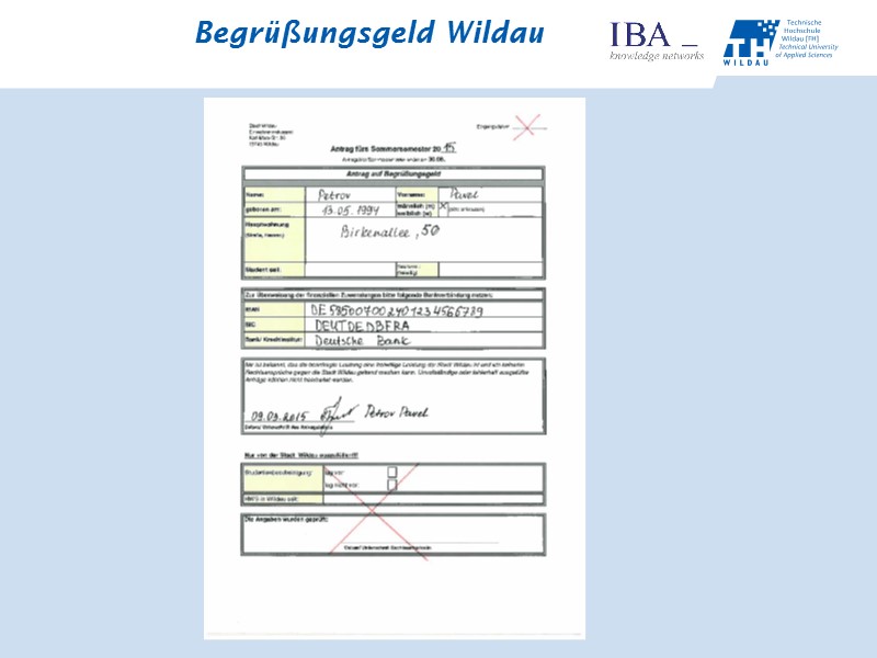 Begrüßungsgeld Wildau